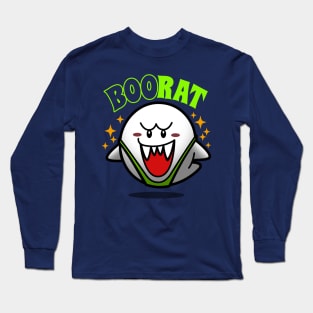 Funny Gamer Boo Ghost Halloween Summer Naughty Cartoon Long Sleeve T-Shirt